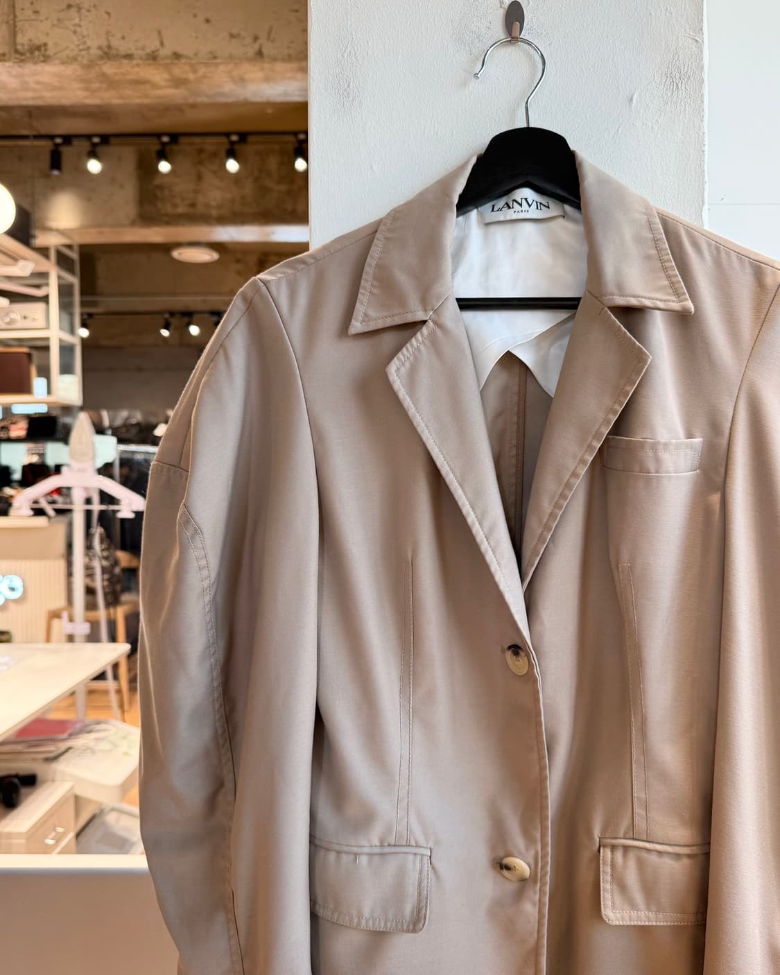 랑방 베이지 2b 블레이저 자켓  상품이미지4