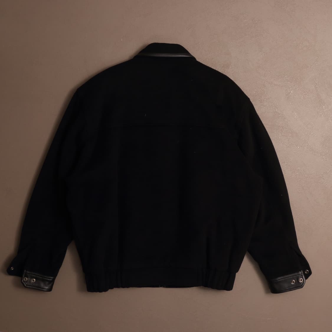 90's 빈티지 울 레더 블루종 봄버자켓 A1473 상품이미지5