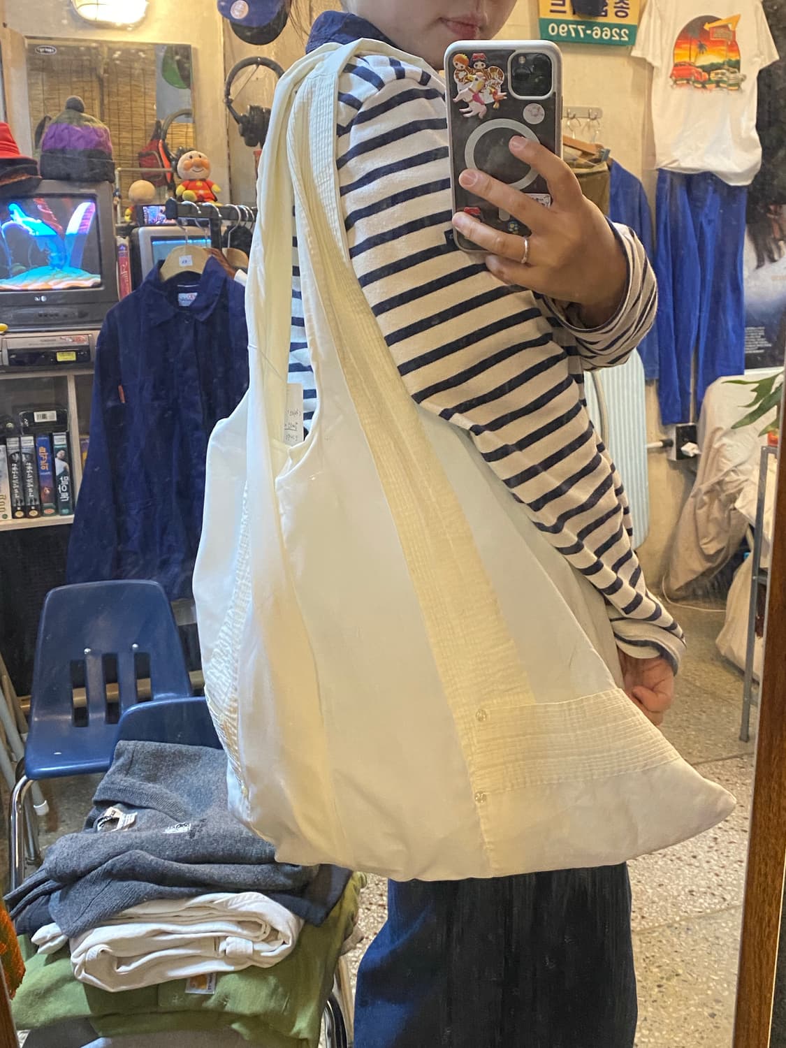 쿠바셔츠 리싸이클링 에코백 상품이미지1