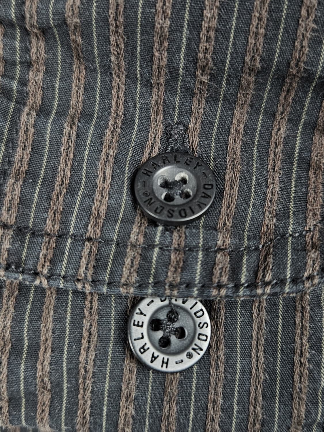 할리데이비슨 자수로고 스트라이프 버튼업 셔츠 ( L ) / 10470 상품이미지9