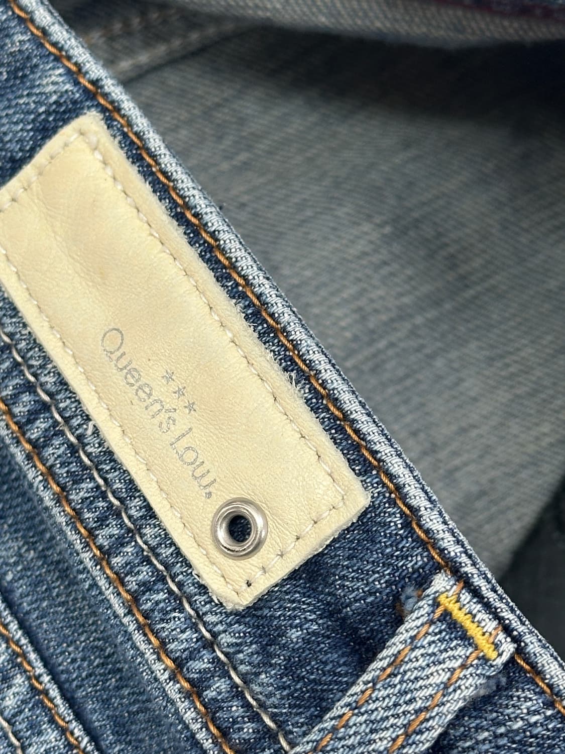 ⭐️y2k 로우라이즈 슬림 워싱 부츠컷 데님팬츠 ⭐️청바지  핀터 중청 상품이미지8