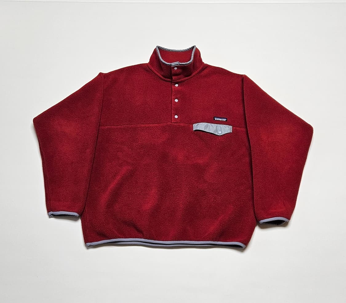 [L] 파타고니아 신칠라 플리스 후리스 버건디 레드 상품이미지1