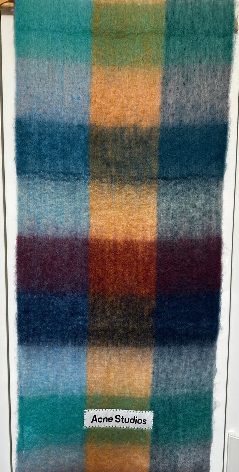 아크네 스튜디오 모헤어울체크 머플러 남여공용 상품이미지6