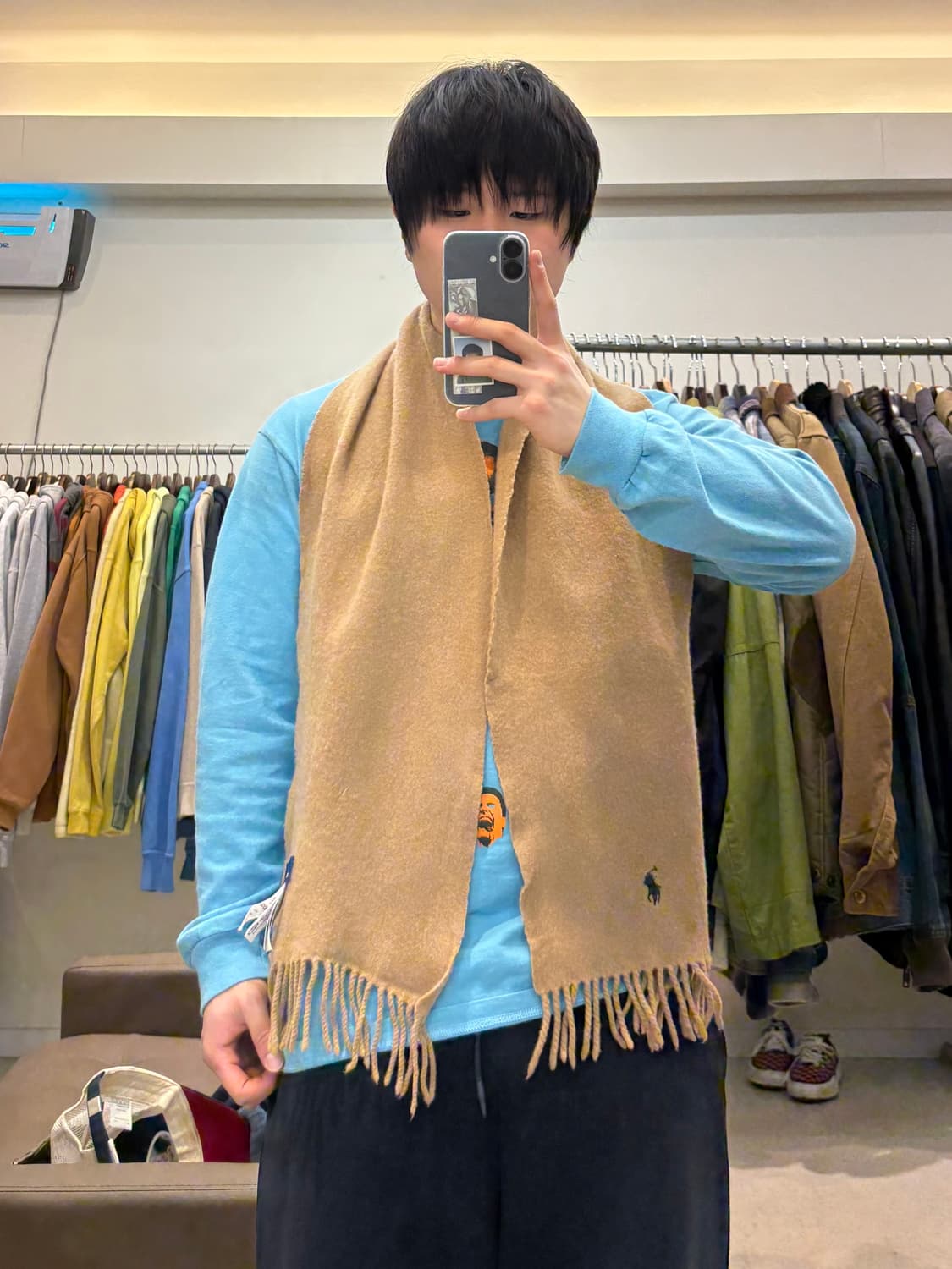 폴로 랄프로렌 울 머플러 상품이미지5