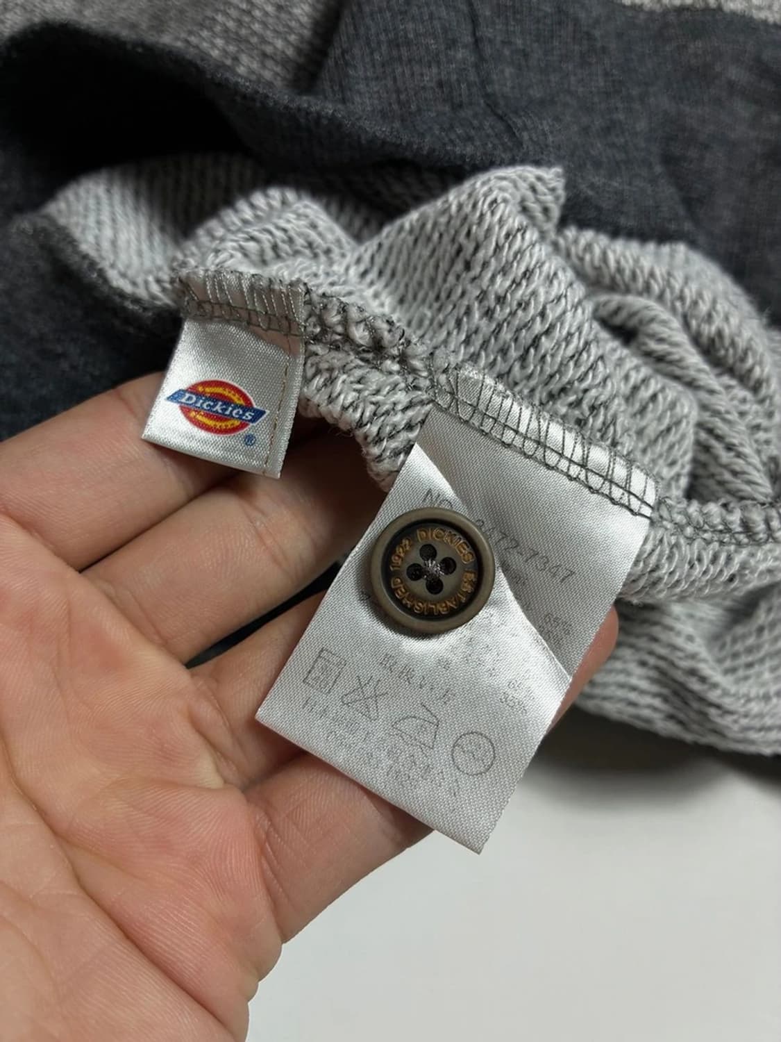 디키즈 Dickies 자수 레터링 버튼 후드티 R1924 상품이미지7