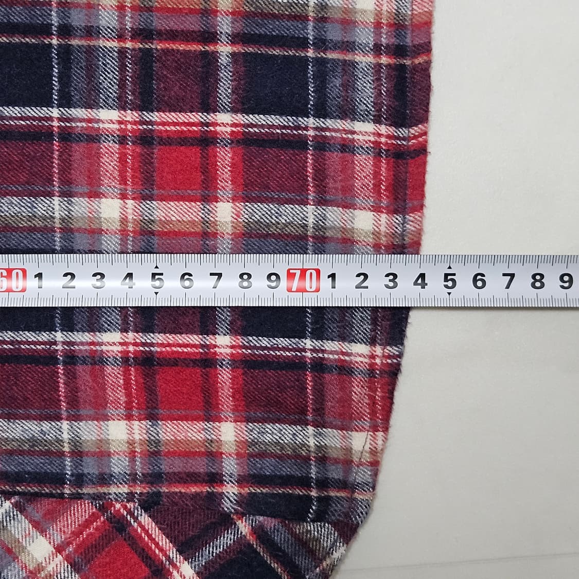 Oscope JPN 일본빈티지 풀오버 체크 블라우스 상품이미지7