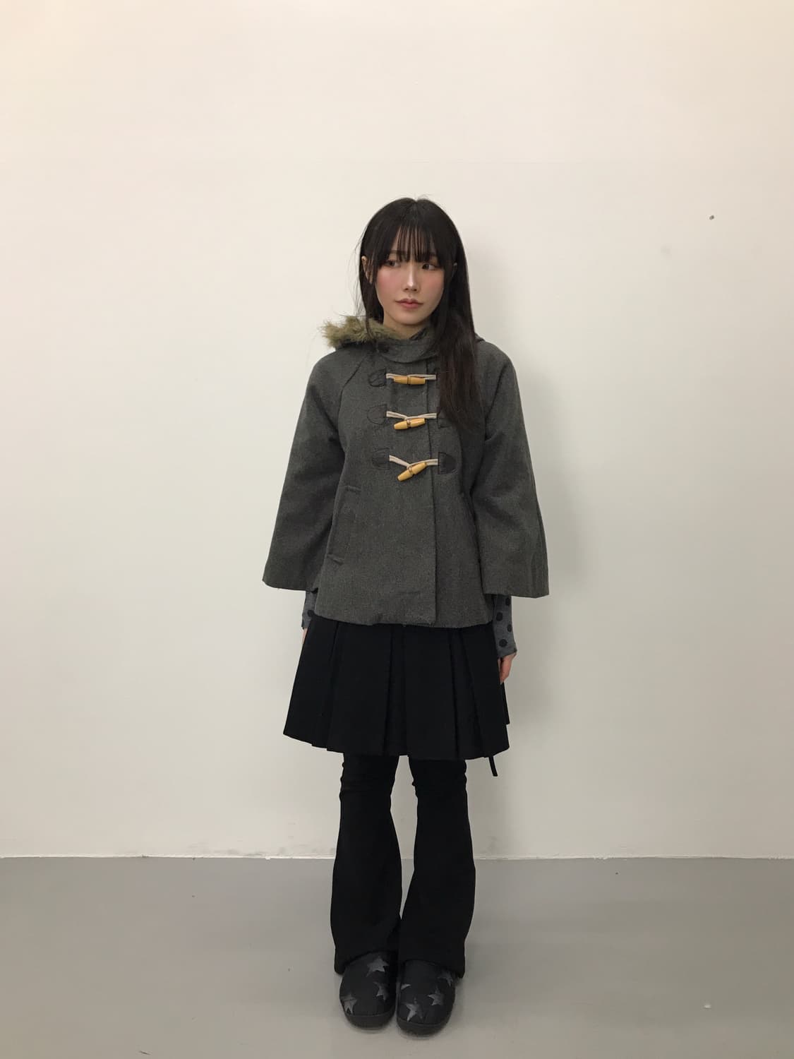 Earth Music Wool Blend Duffle Coat 상품이미지2