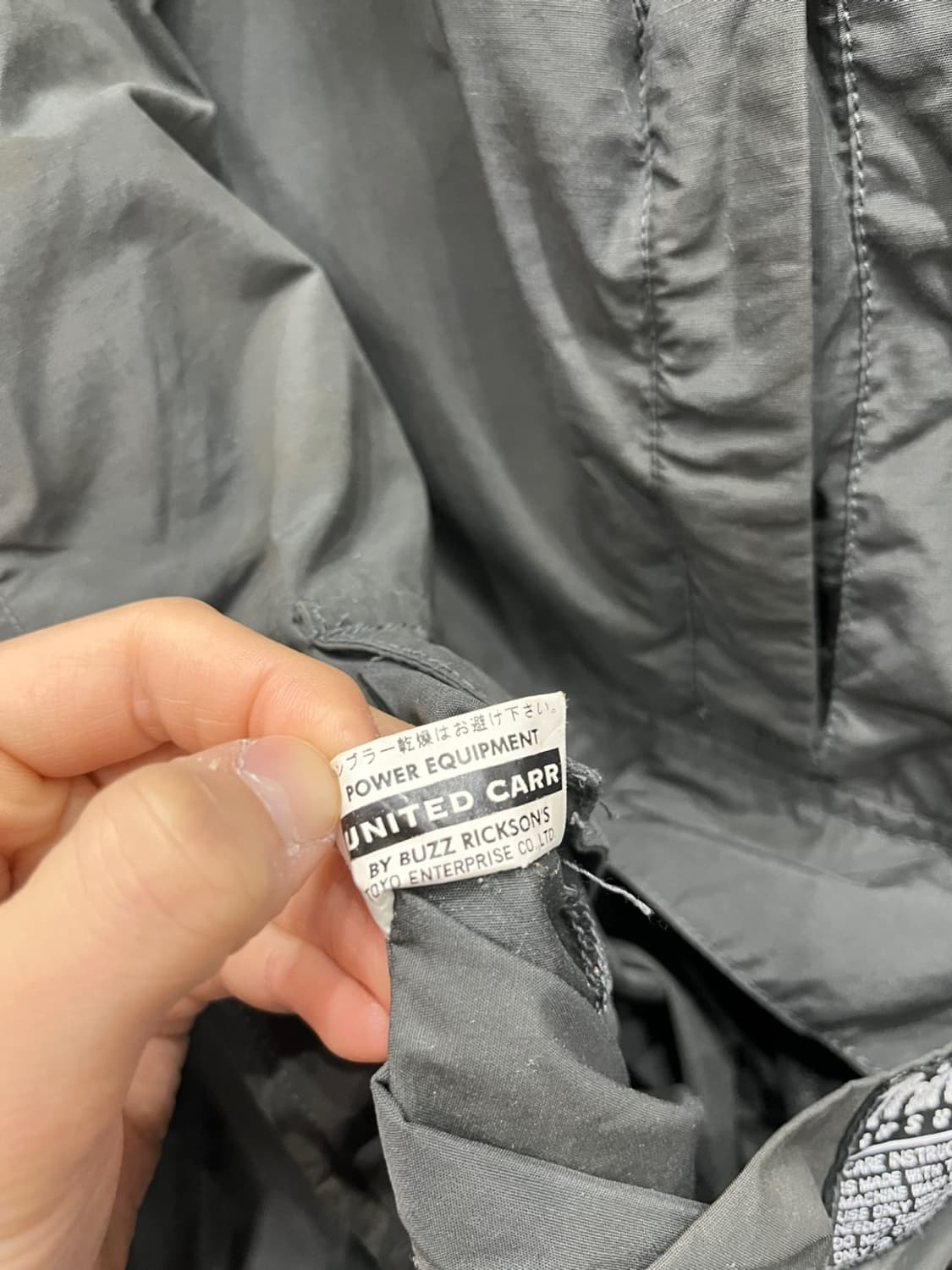 UNITED CARR by Buzzrickson's 나일론 자켓 L 상품이미지10