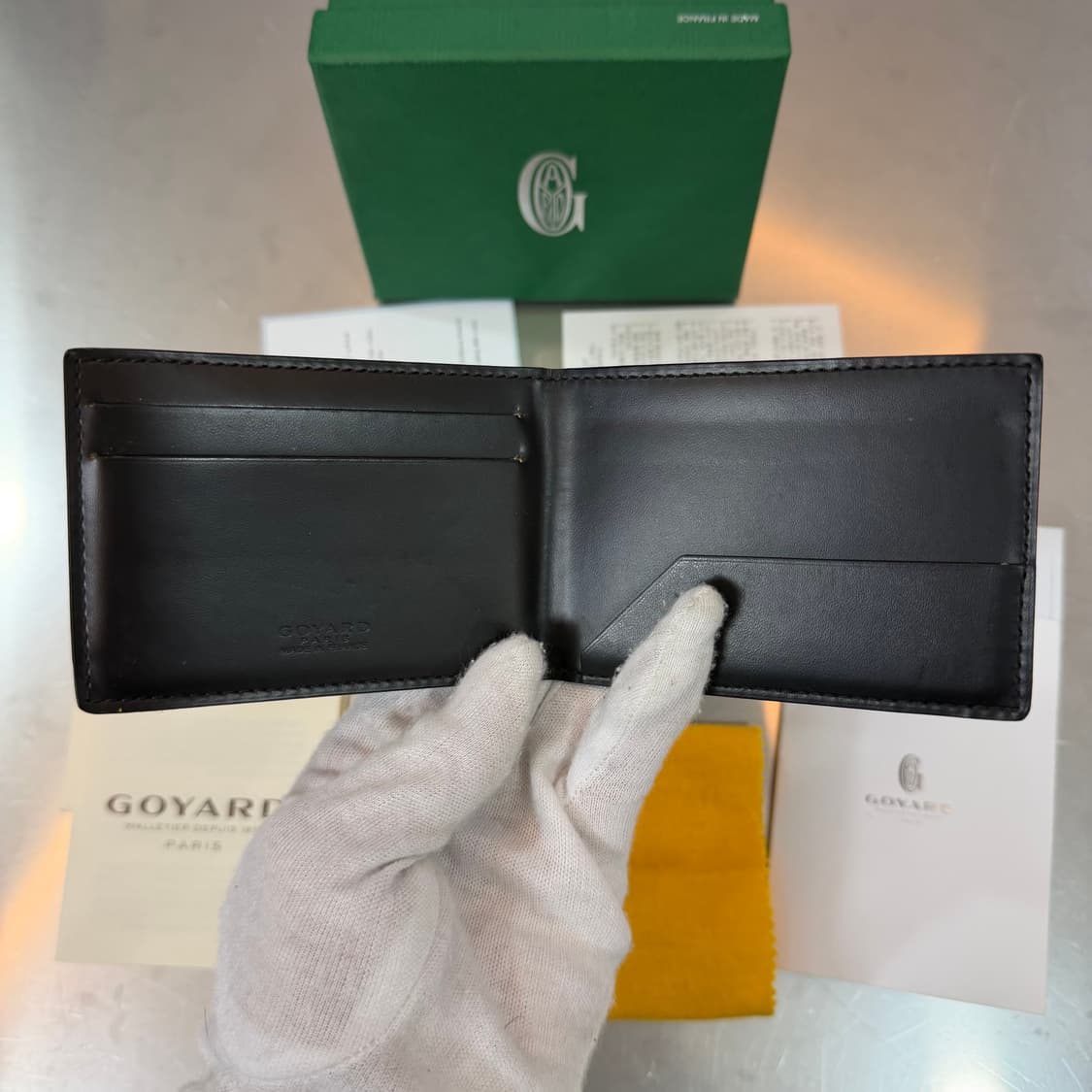 [리오브전포점] 고야드 클래식 블랙 인서트 카드지갑 상품이미지4
