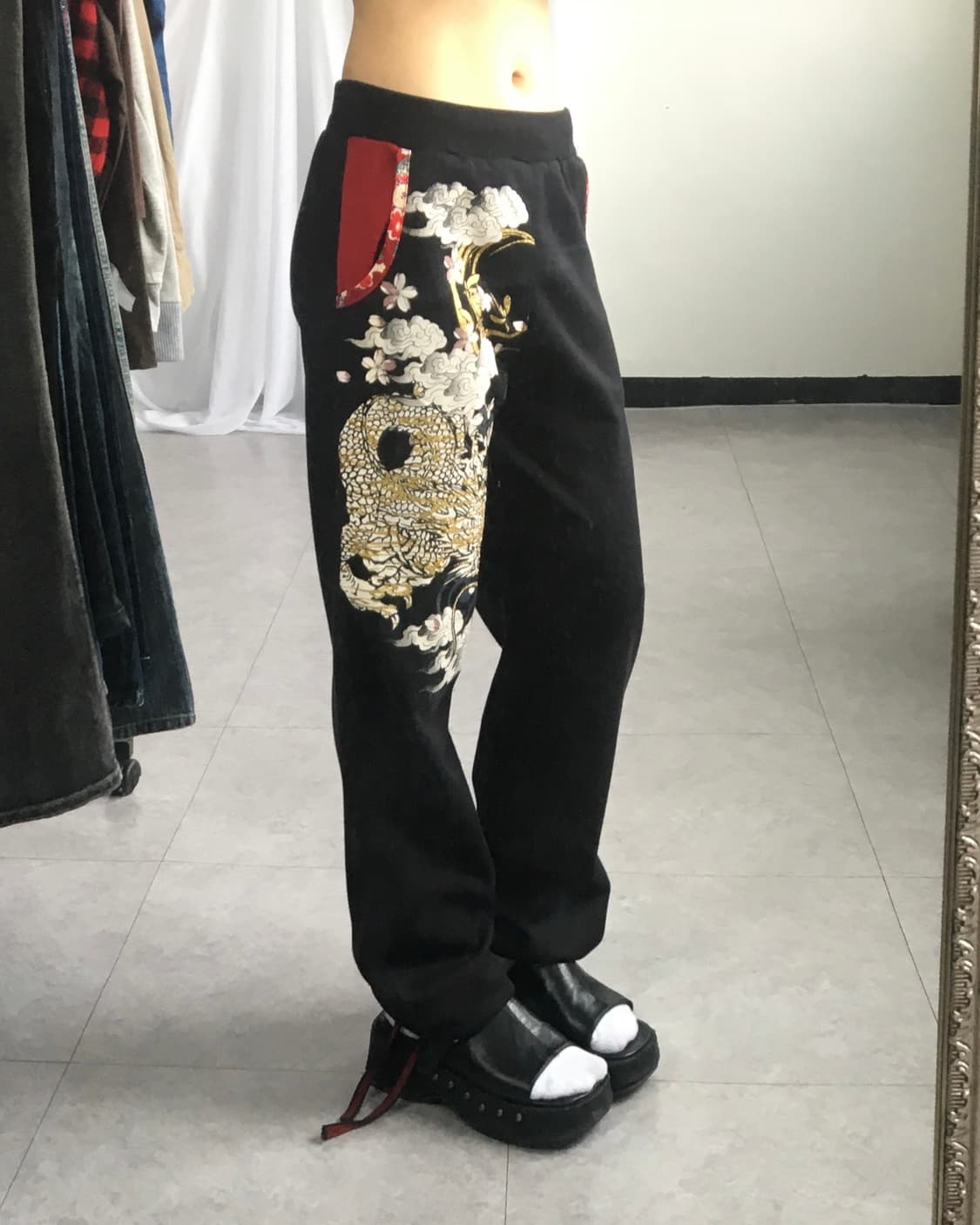 Oriental printing pants 상품이미지8