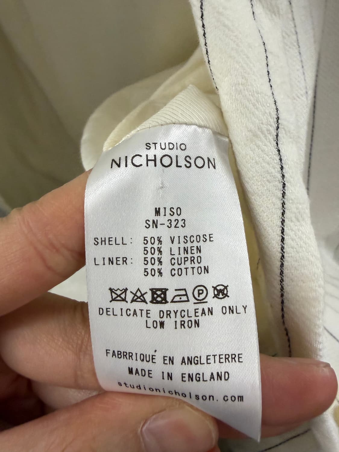 Studio Nicholson stripe linen jacket 0 상품이미지7