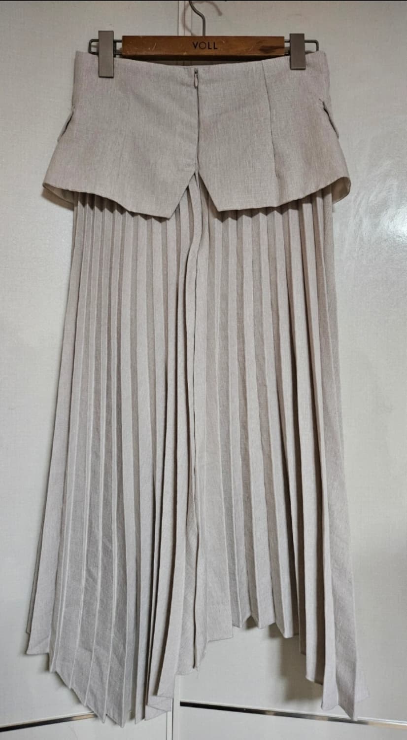 하이웨스트 플리츠 롱 스커트 판매합니다 상품이미지8