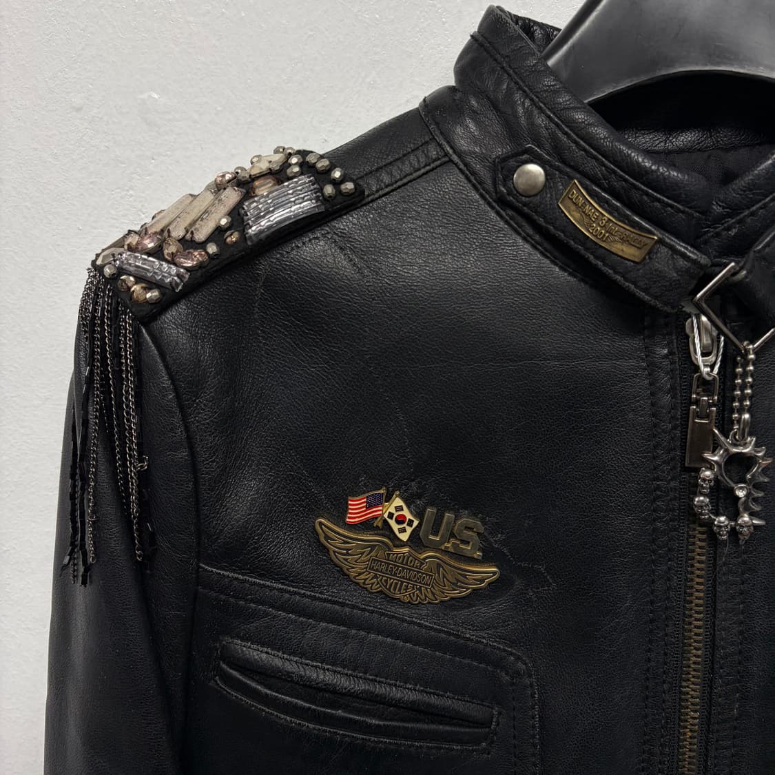 할리데이비슨 라이더 자켓 2 ( 뱃지 커스텀 제품 ) 상품이미지4