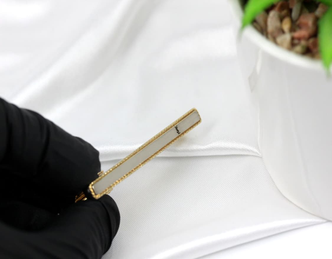 입생로랑 A-등급 5.1cm 남자 명품 넥타이핀 빈티지 상품이미지4