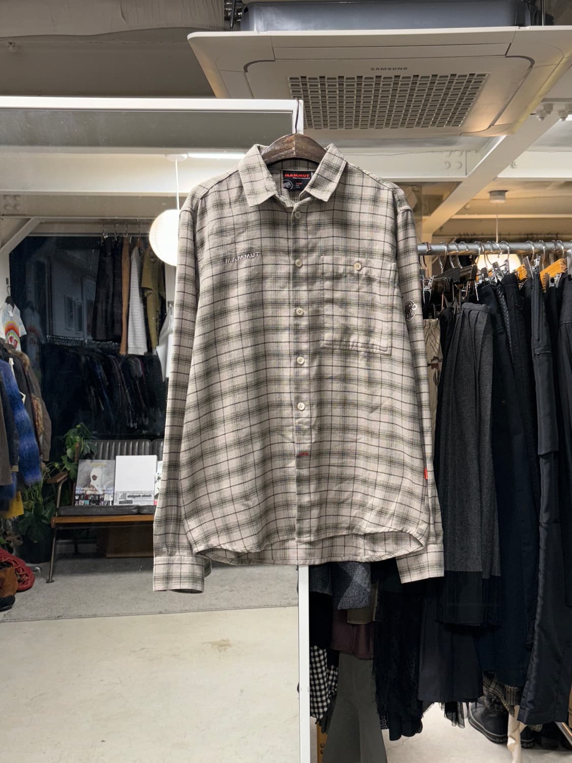 마무트 폴리 체크 셔츠 상품이미지1