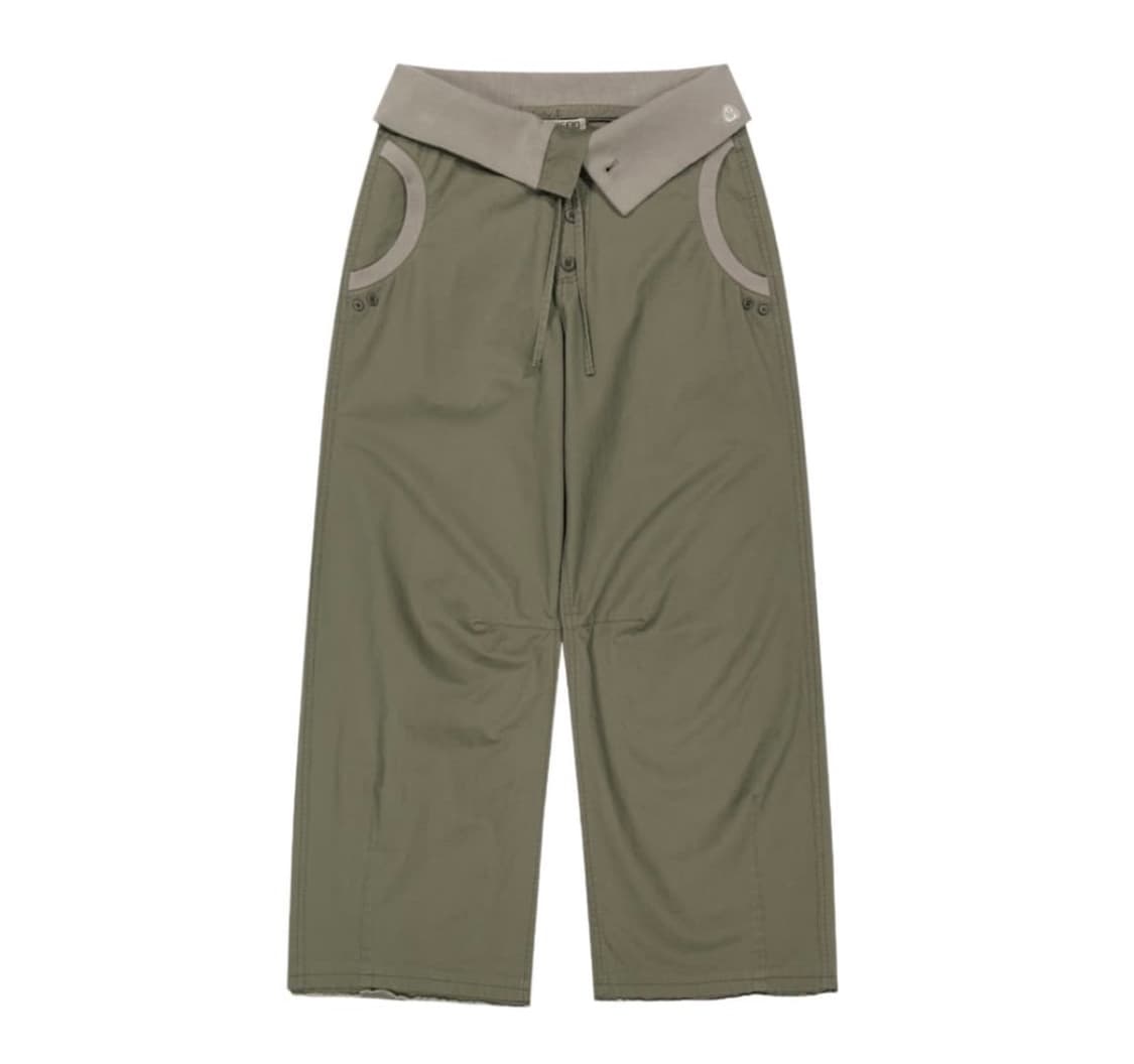 코이세이오 플로우 폴드 팬츠 카키 2사이즈 상품이미지1