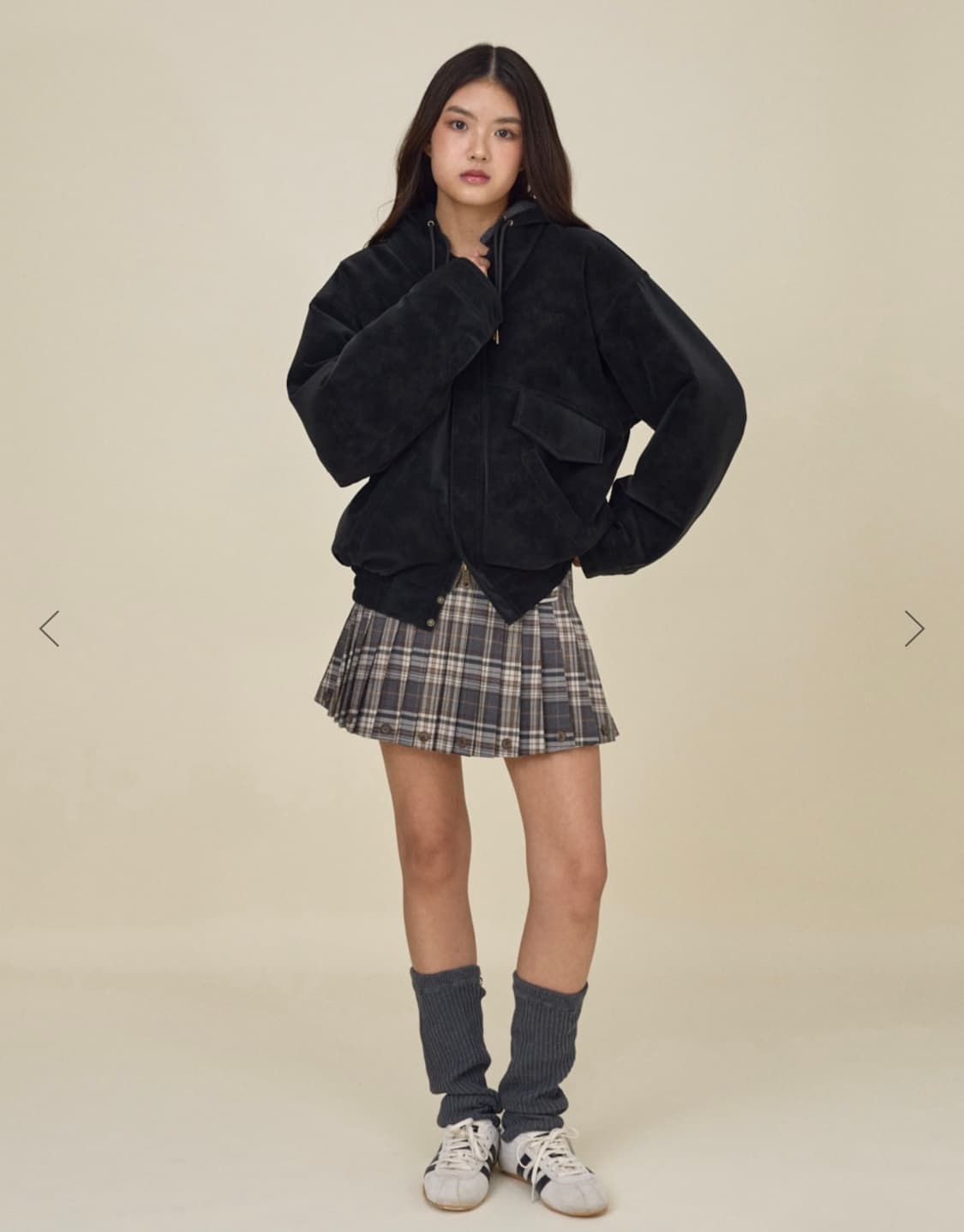 URBAN SUEDE JUMPER (BLACK) 상품이미지2