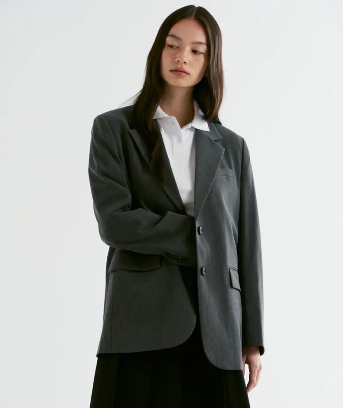 무신사 스탠다드 우먼즈 오버사이즈 블레이저 S (1회착용) 상품이미지1