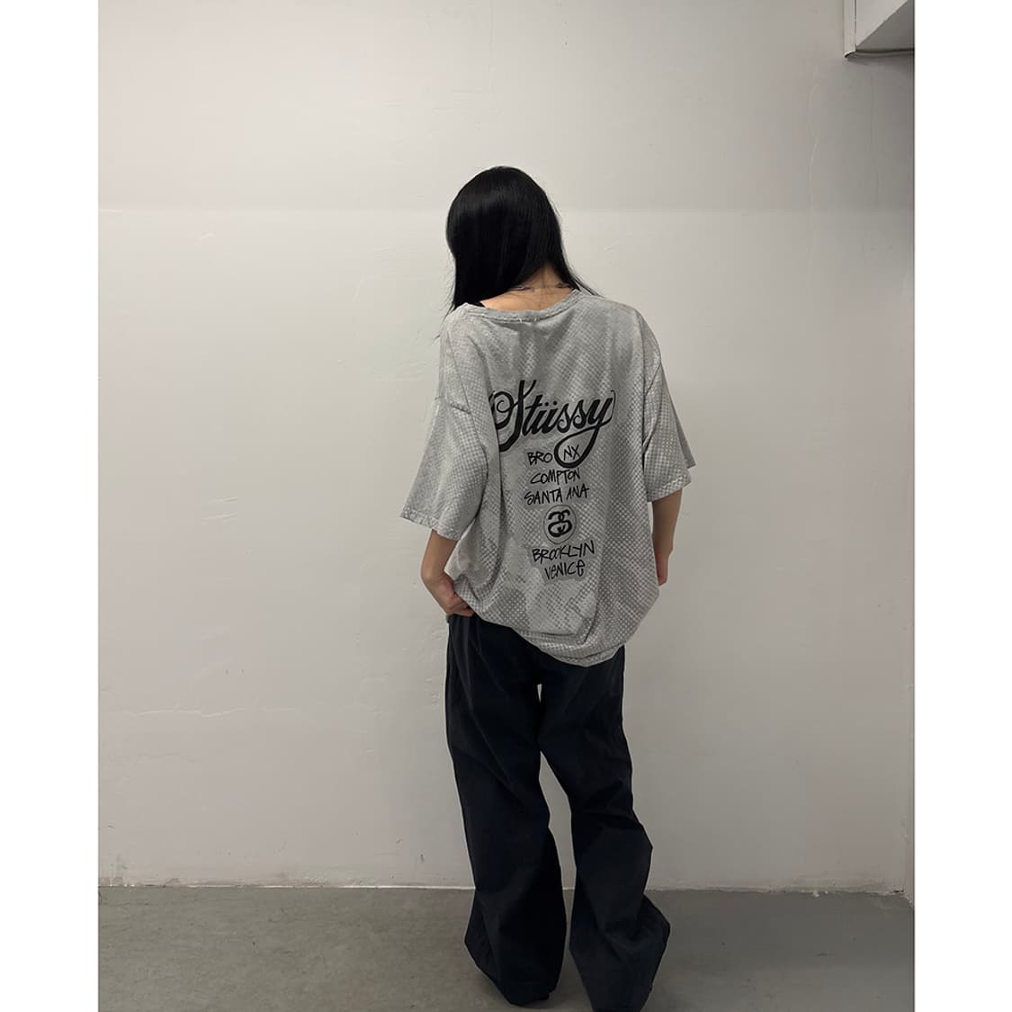 STUSSY Dot Camo World Tour Tee 상품이미지5