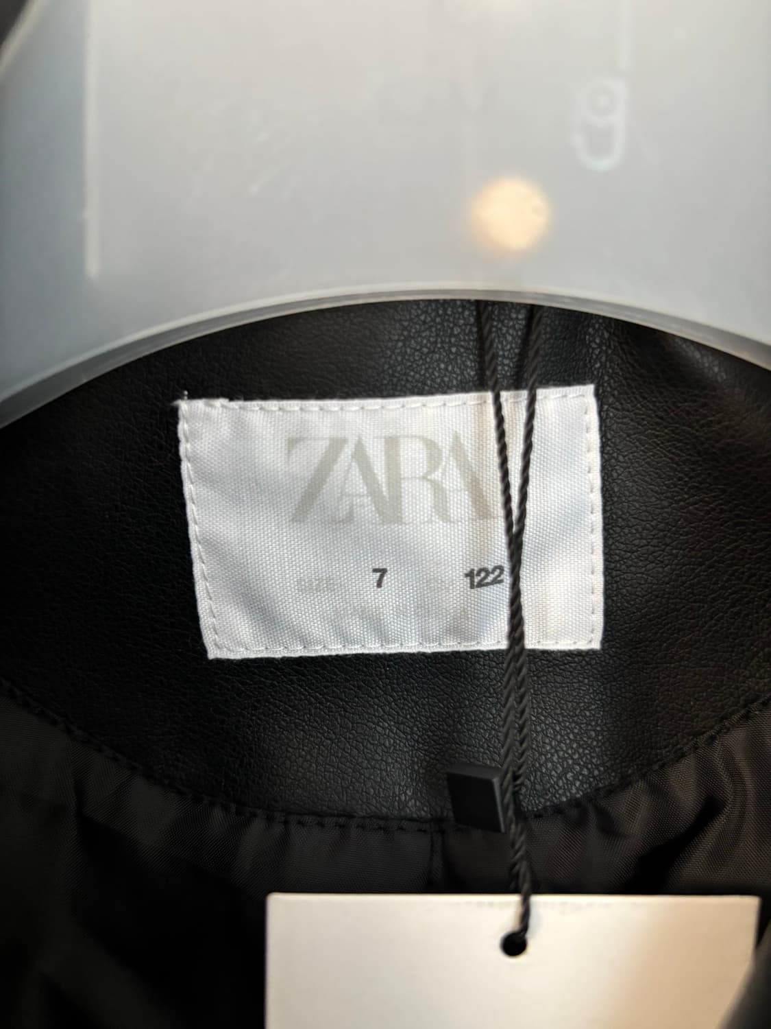 자라 키즈 블랙 레더 라이더 자켓 상품이미지6