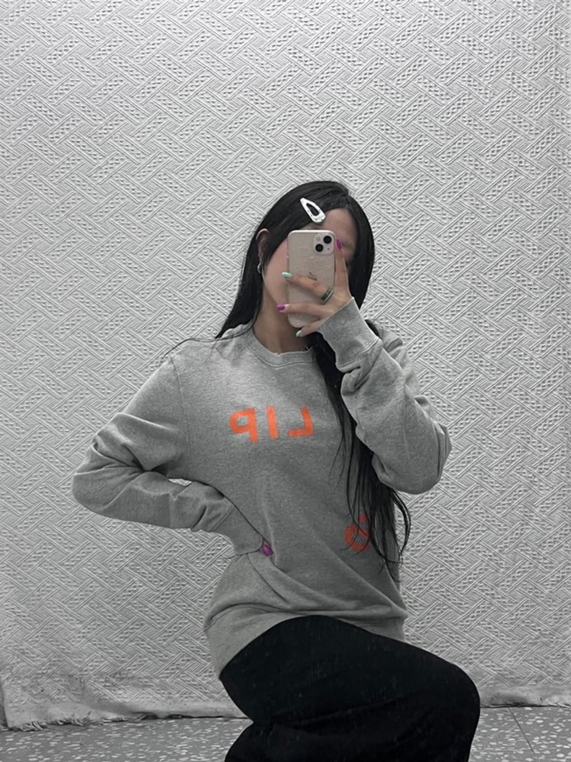 아크네스튜디오 LIP 키치 프린팅 맨투맨 M C07122 상품이미지2