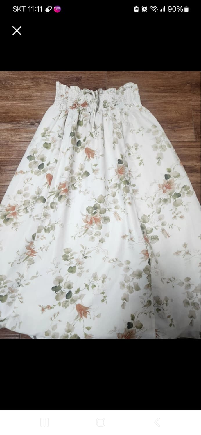 빈티지 동양풍 오리엔탈 롱스커트 상품이미지1