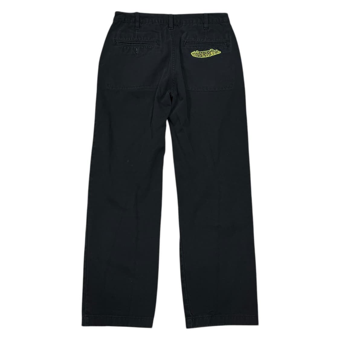디스이즈네버댓 코튼 블랙 팬츠 바지 M 상품이미지1