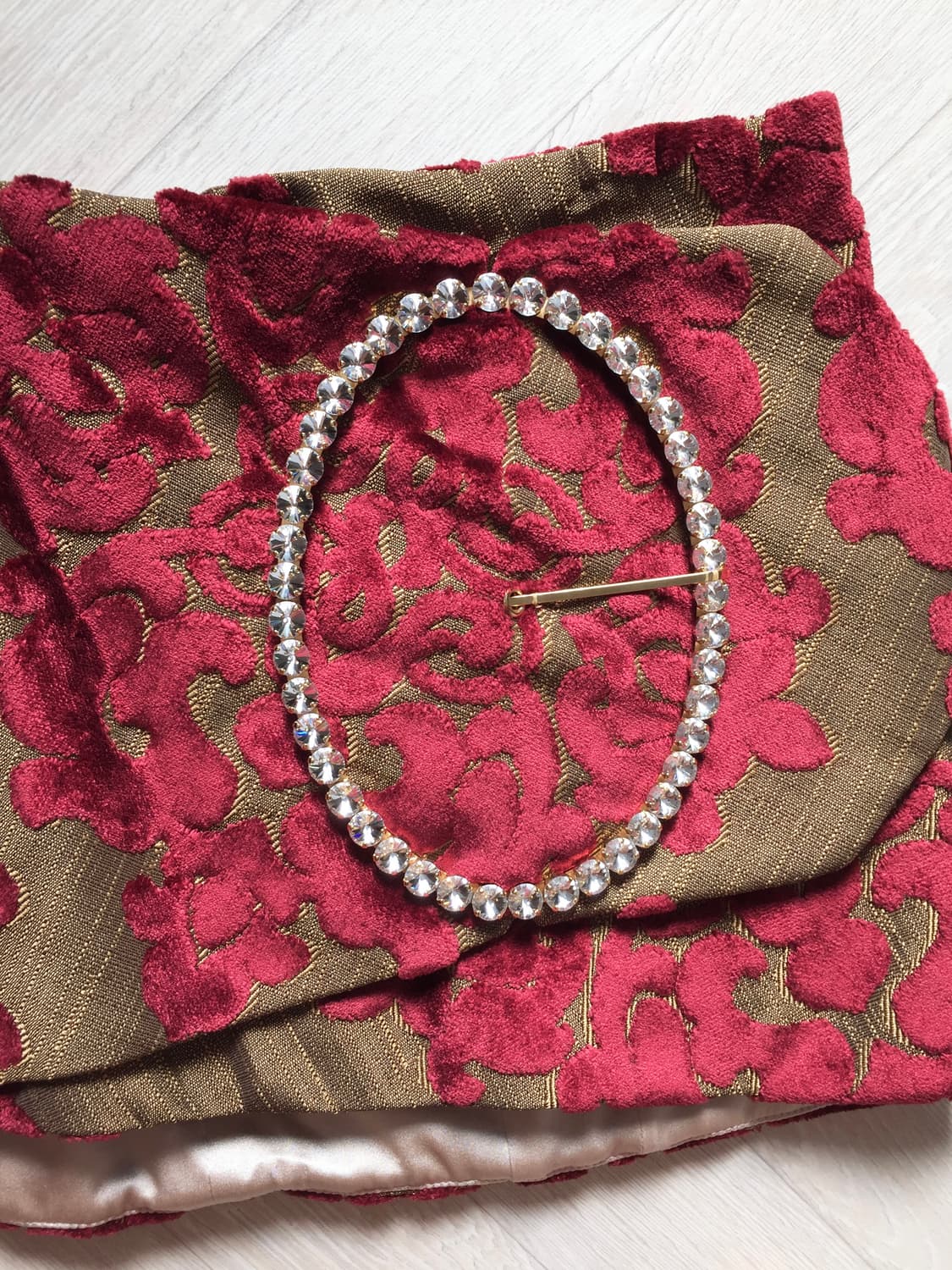 Dolce&gabbana  Rhinestone buckle Skirts 상품이미지9