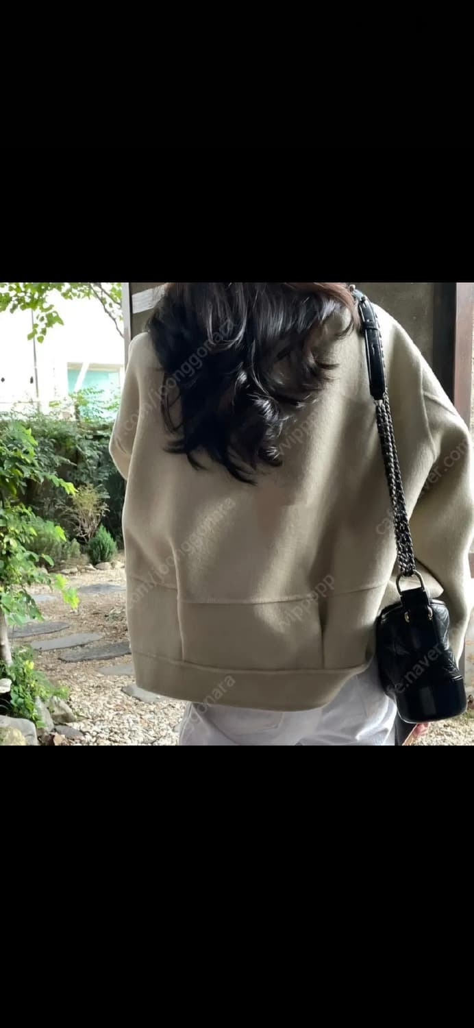 [베이지 색상]윤슬마켓 윤슬샵 샵윤슬 핸드메이드 블루종 코트 자켓 상품이미지5