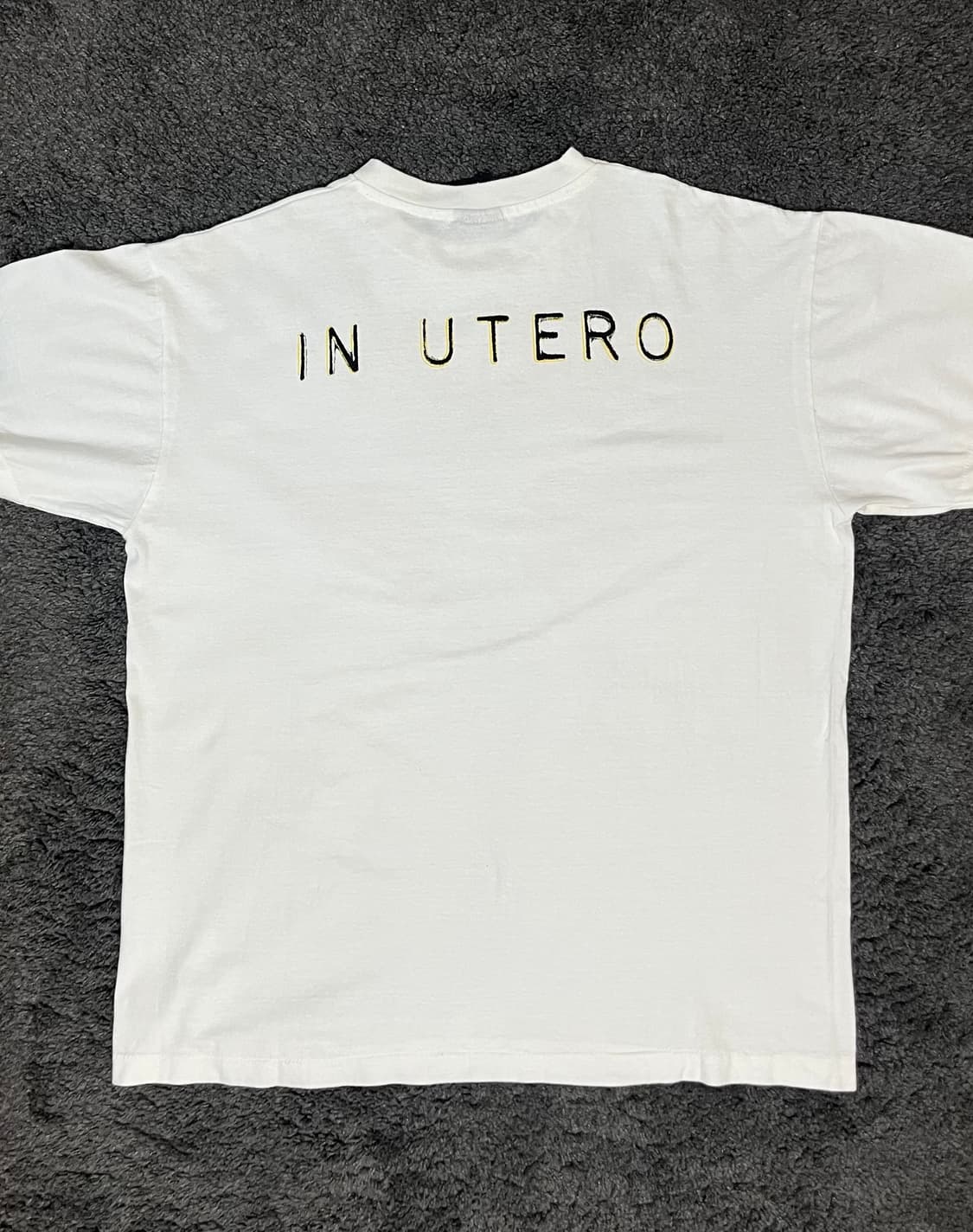 (rep) 빈티지 너바나 투어 티셔츠 상품이미지3