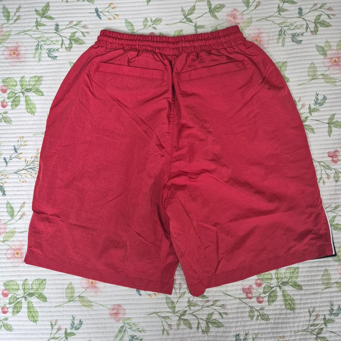 FC서울 x 1993스튜디오 파이핑 나일론 쇼츠 레드 (M) 상품이미지3