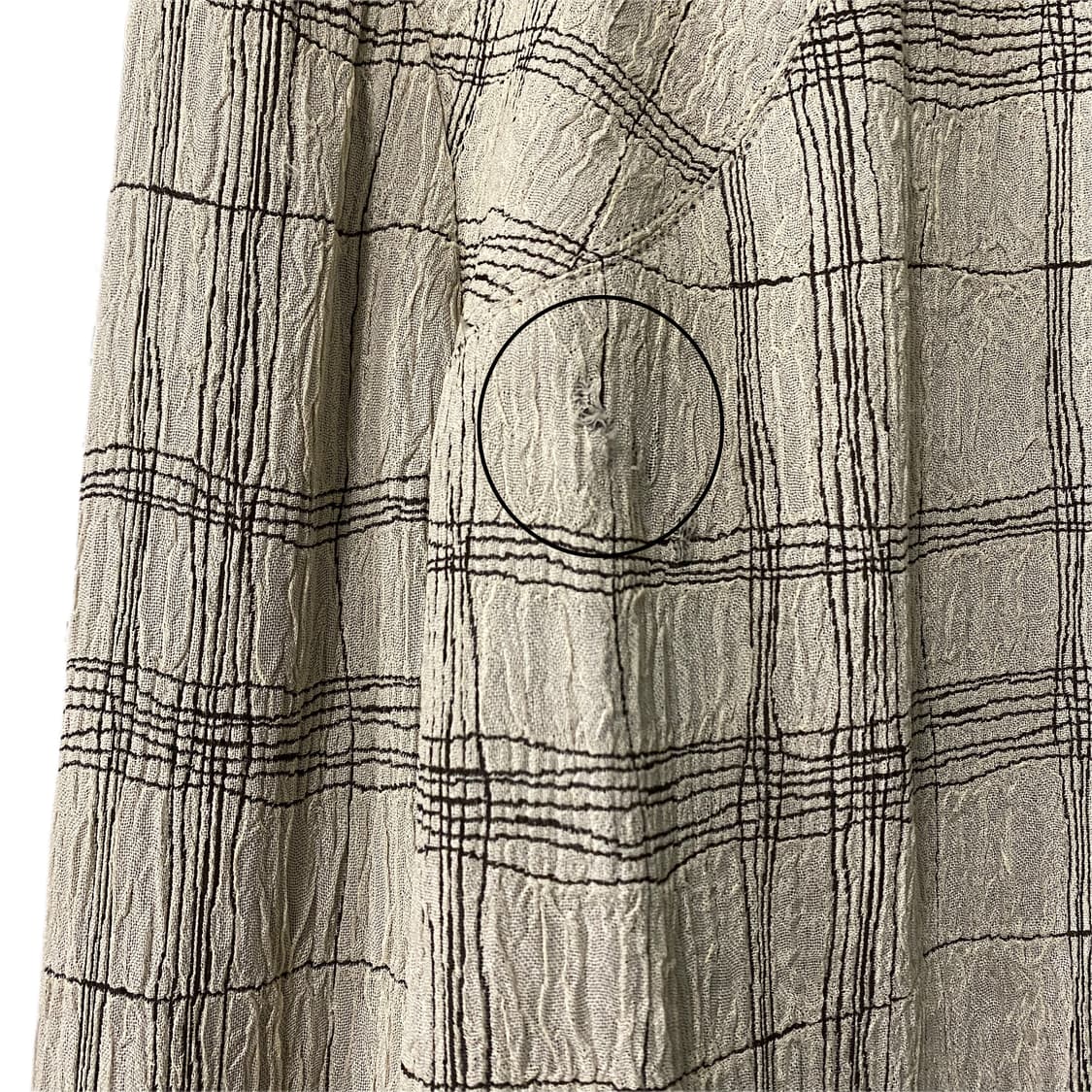 유니크 레이어드 체크 블라우스 상품이미지9