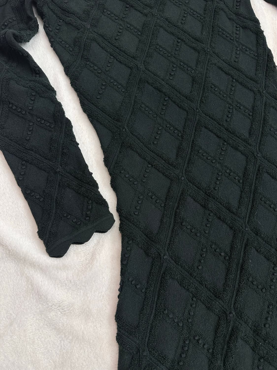 (L)버버리 23FW 자카드 울 니트 원피스 딥그린 상품이미지7