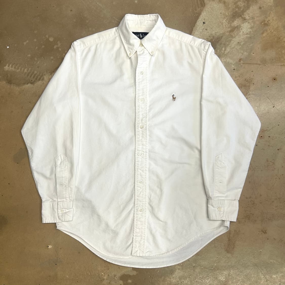 37-78 폴로랄프로렌 화이트 코튼 셔츠 상품이미지2