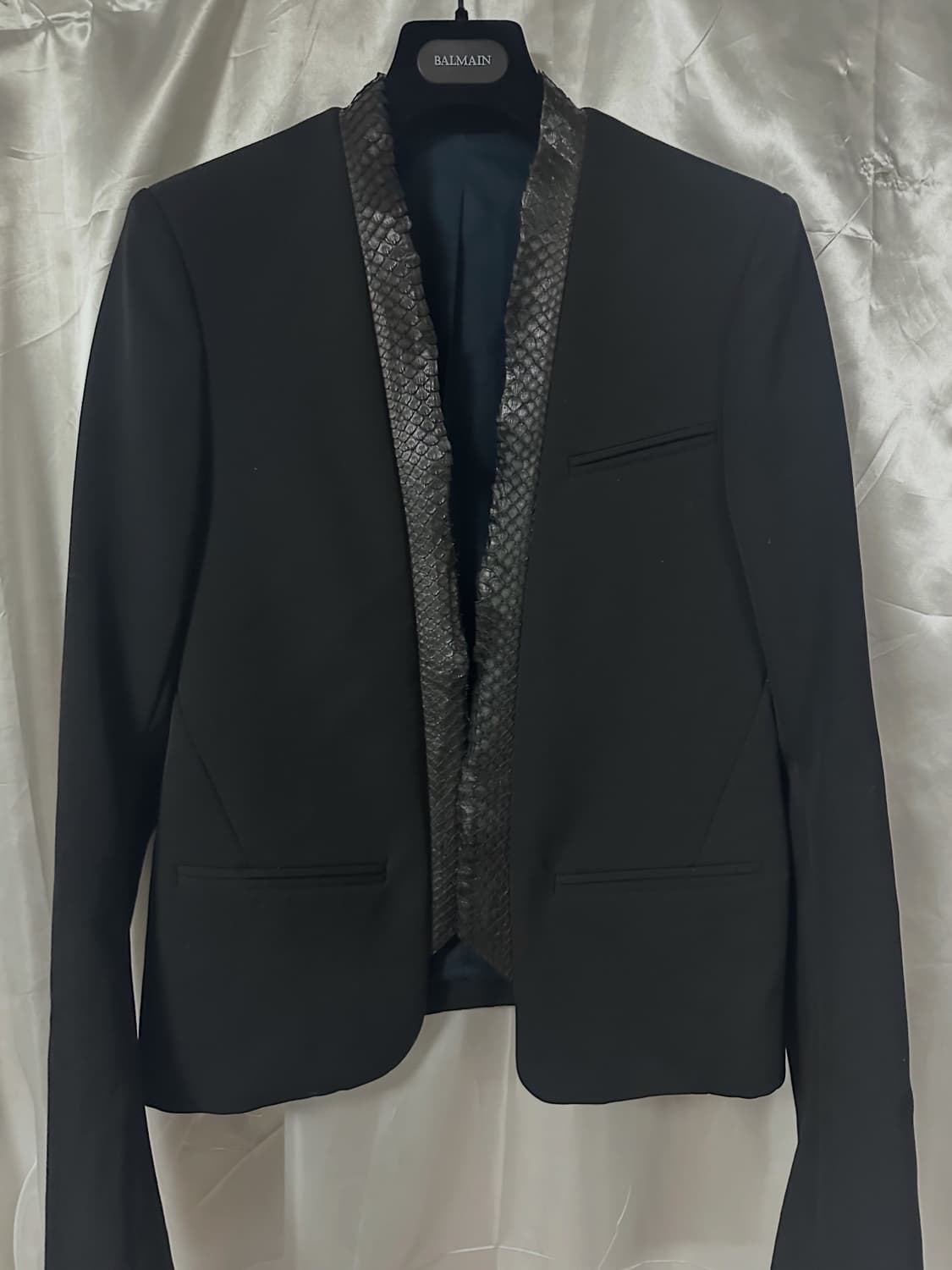 발망 SS12 파이톤 레더 블레이저 자켓 상품이미지2