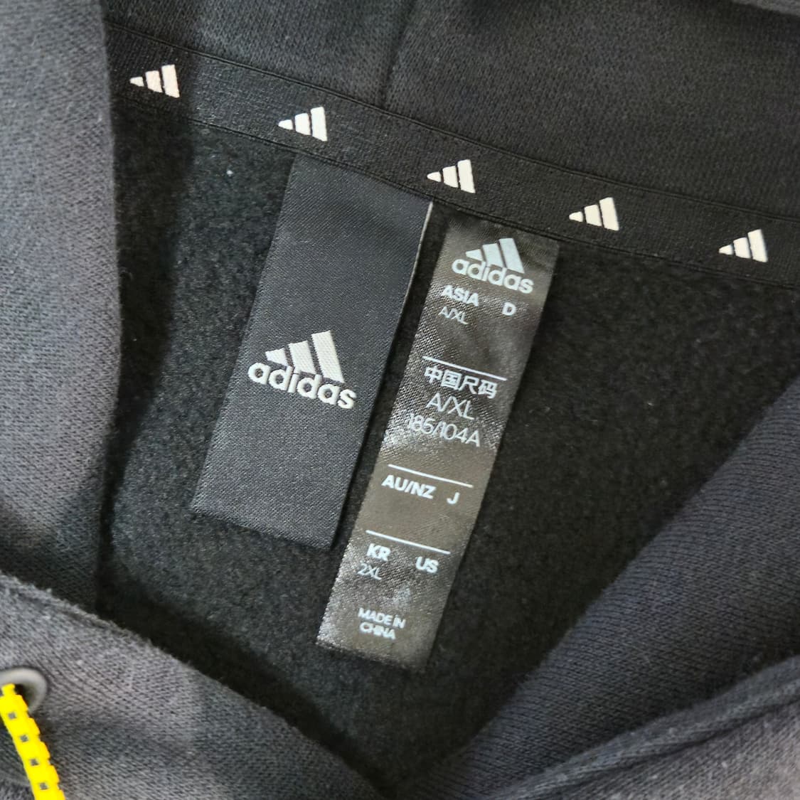 아디다스 THREE STRIPE LIFE 후드티 2XL 상품이미지3