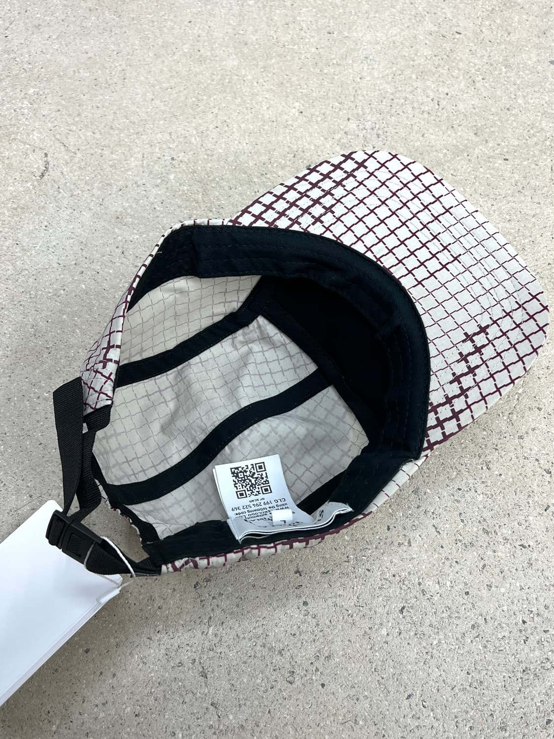 스톤아일랜드 그리드 카모 캠프 캡 상품이미지5