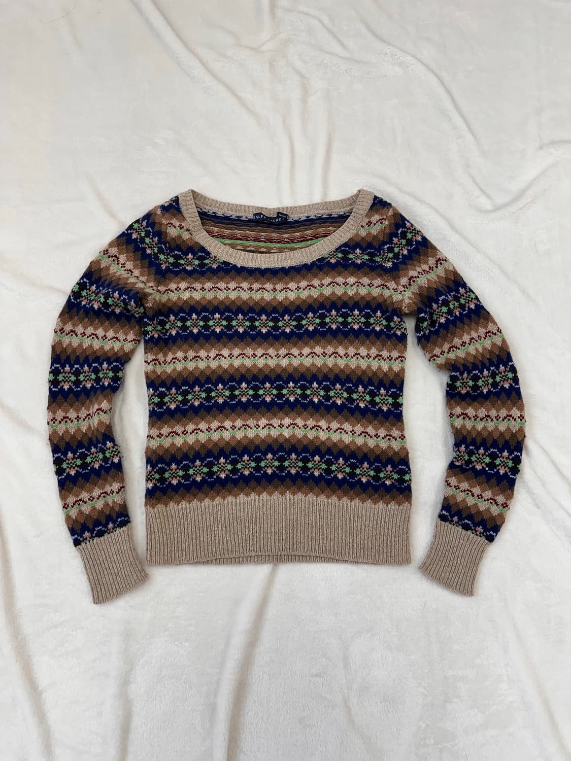 (M)폴로랄프로렌 실크캐시미어 페어아일 니트 상품이미지1