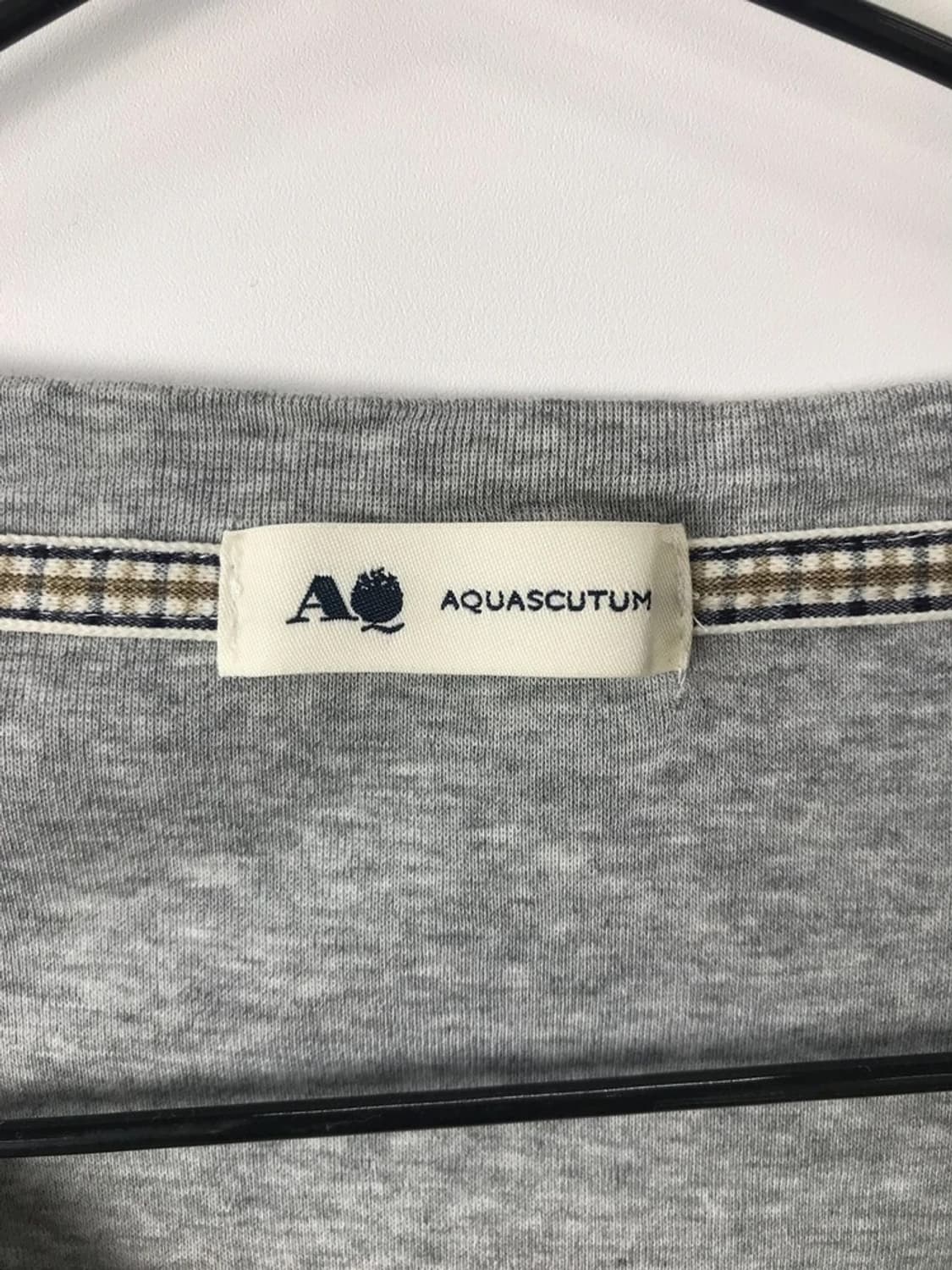 Aquascutum Gray Henley Tee 상품이미지6