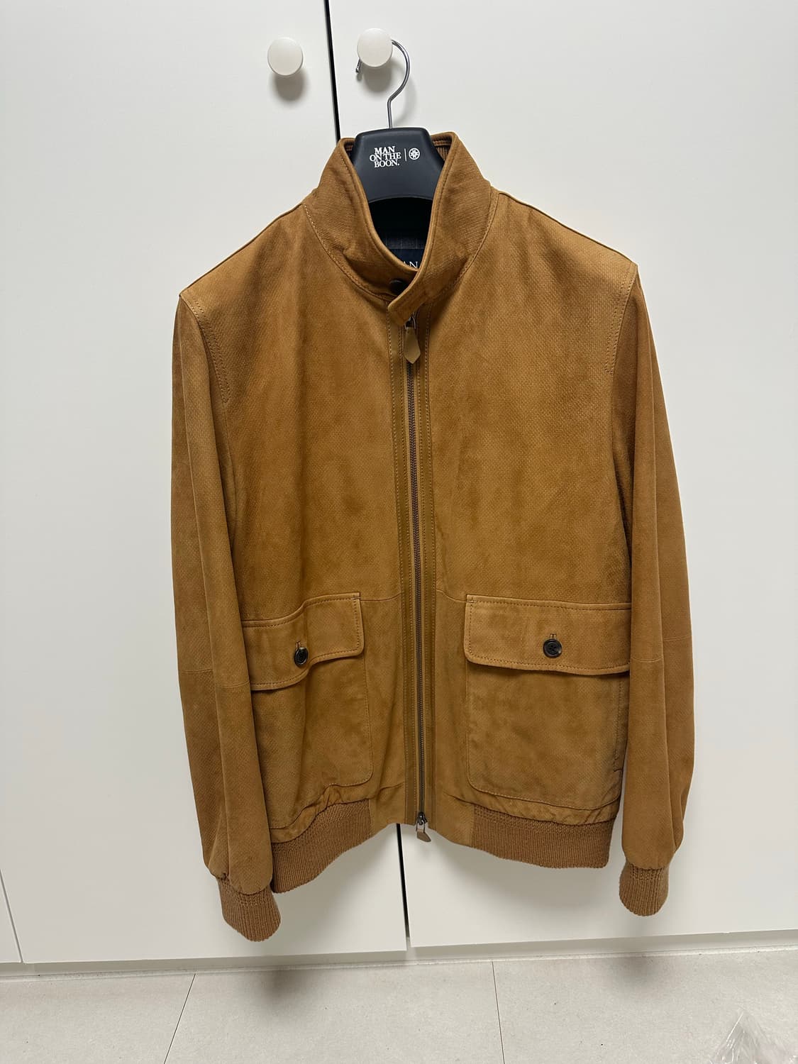 (새상품)맨온더분 카멜 투웨이 스웨이드 자켓 상품이미지8