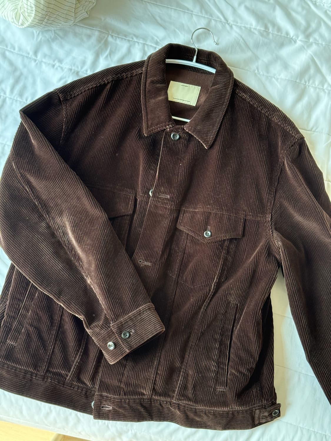 포터리 코듀로이 트러커 자켓 브라운 4사이즈 상품이미지2