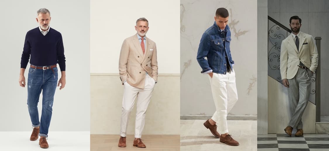 브루넬로 쿠치넬리 / 신상 스웨이드 더비 슈즈 / 42 (새상품) 상품이미지6