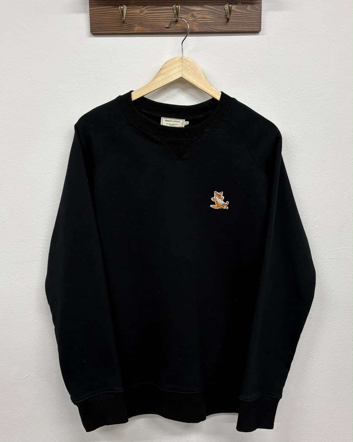 [XL] 메종 키츠네 칠렉스 폭스 패치 맨투맨 스웻 셔츠 상품이미지1