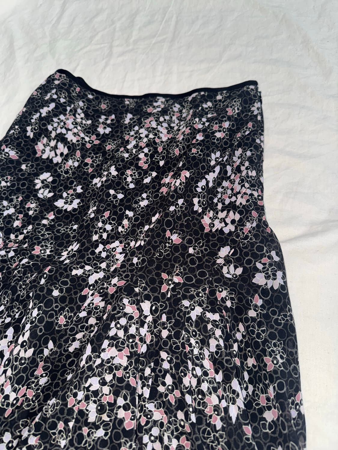 플로랄 페어리 미디 스커트 상품이미지4