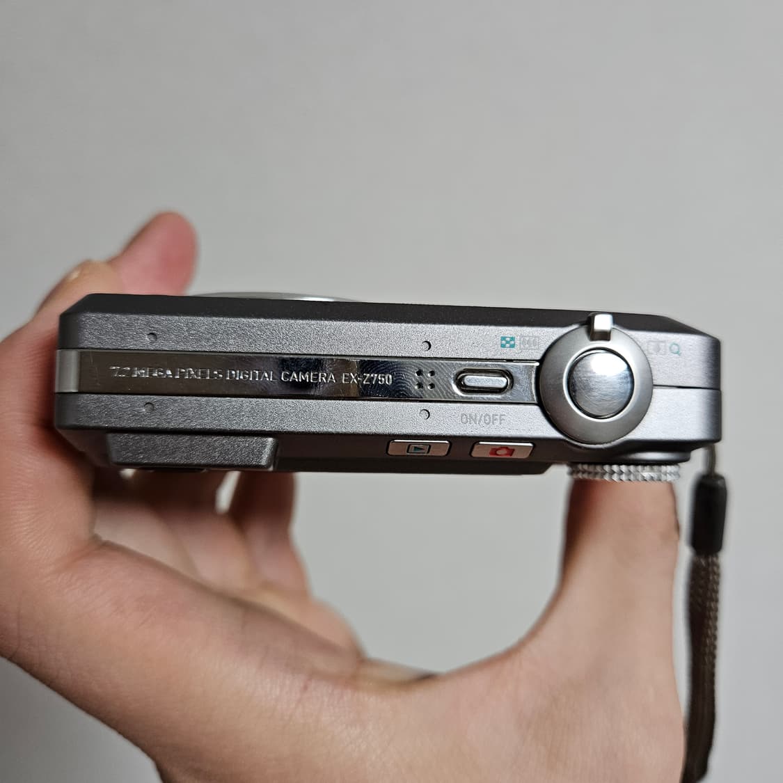 카시오 엑슬림 EX-Z750 실버 빈티지 디카 디지털카메라 상품이미지8