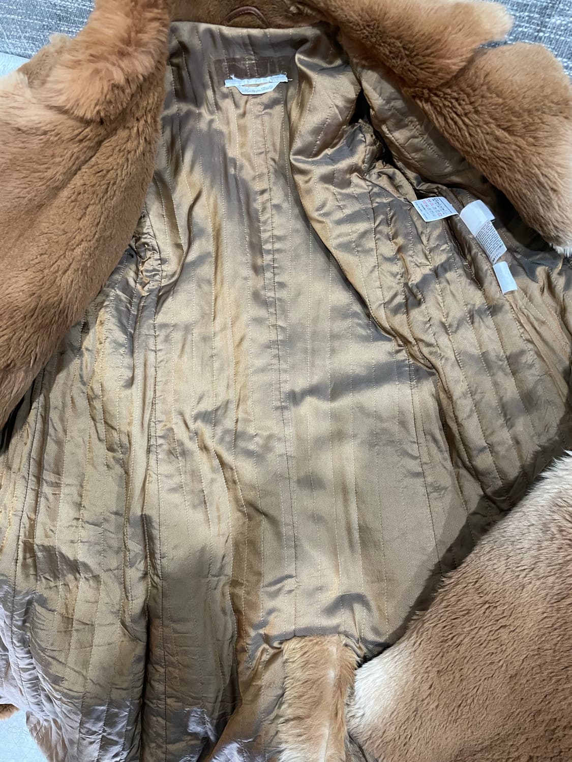 막스마라 롱 코트 브라운 42 사이즈 정품 상품이미지3