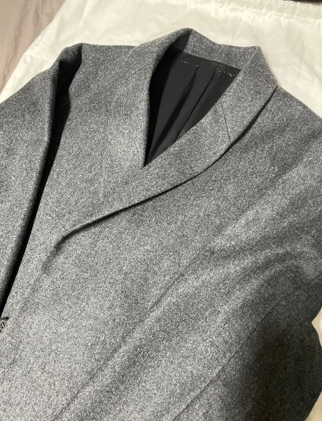 21fw 유스 숄카라 자켓 L 그레이 상품이미지1