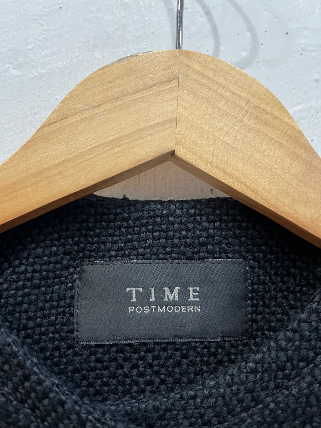 타임 울 트위드 자켓 블랙 상품이미지4