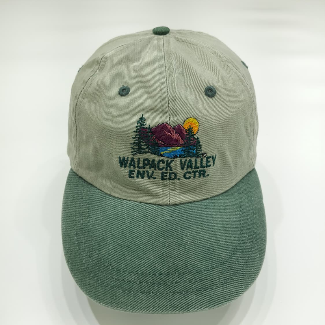 빈티지 Walpack Valley 자수 투톤 볼캡 P1241 상품이미지3
