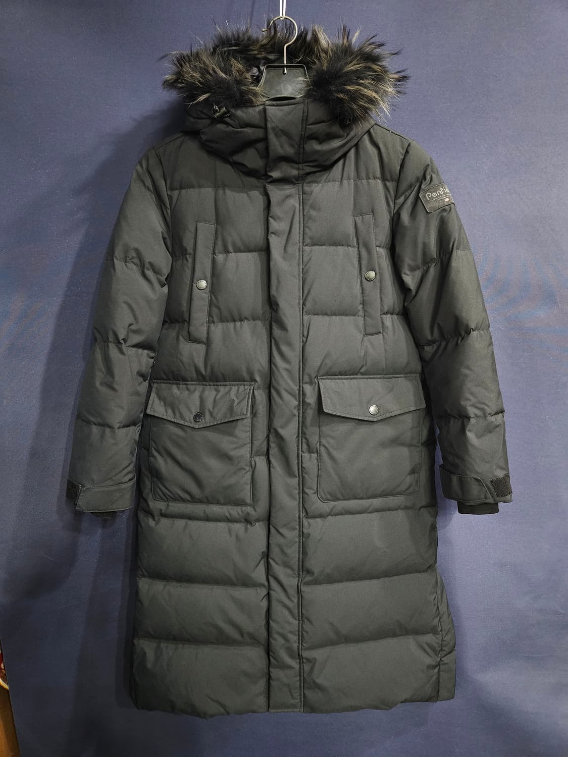 펜필드 블랙컬러 남성 95 구스다운 롱패딩  상품이미지1